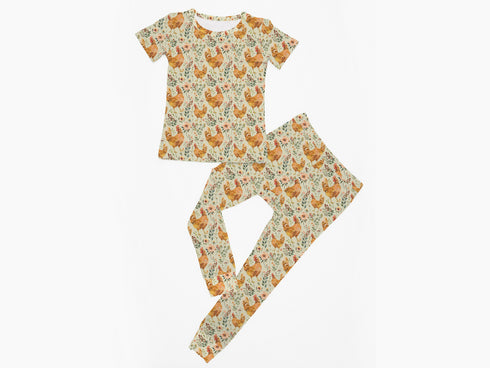 Henleigh Short sleeve top/pant set